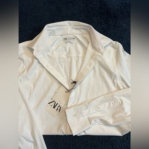 White collars shirt from Zara